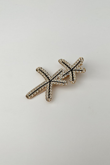 Modex 7cm Jewelled Starfish Side Buckle