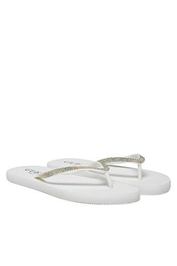 Guess Women's White Flip Flops