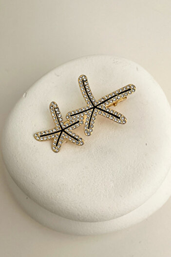Modex 7cm Jewelled Starfish Side Buckle