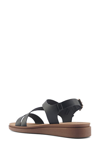 Polaris 166925.z5fx Siyah Kadın Comfort Sandalet