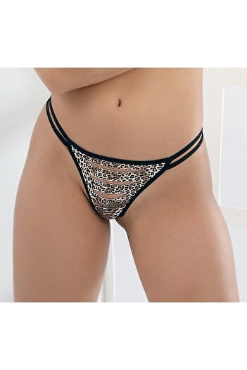 MOONLİGHT 9469 Model Leopard Patterned String