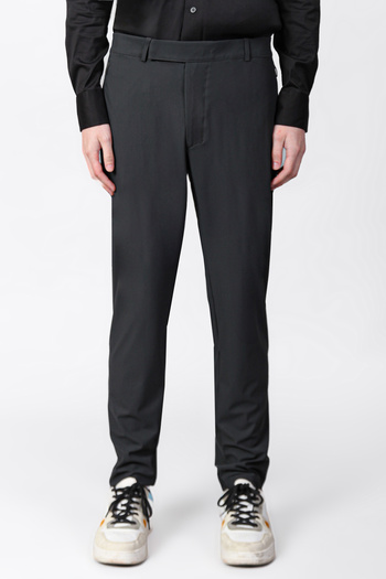 Isaora Stretch Regular Fit Normal Waist Straight Leg Trousers Men's Trousers Isr5109 Drg
