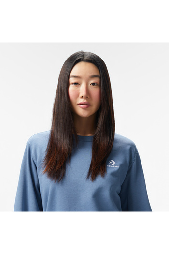 Converse Classic Unisex Mavi Sweatshirt