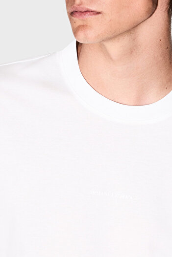 Armani Exchange Armani Exchage 100% βαμβακερό κανονικό μπλουζάκι με λαιμόκοψη ανδρικό μπλουζάκι XM 000533   AF10364 U0009
