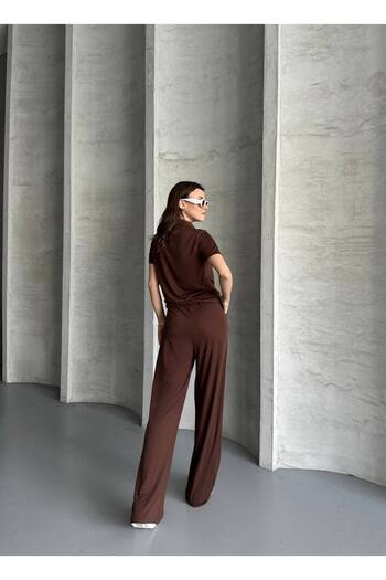 ZF BUTİK Polo Neck Double Suit