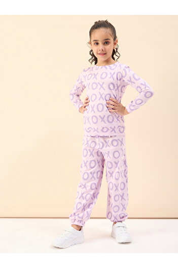Stylo Bug By Styli All Over Printed Long Sleeve T-Shirt with Joggers