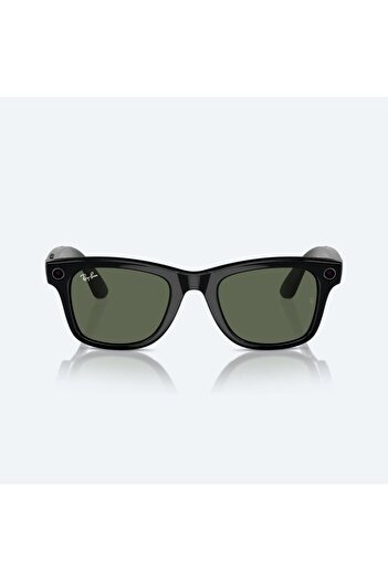 Ray-Ban Meta Wayfarer Glasses RW4006 50-22 - Shiny Black / Green