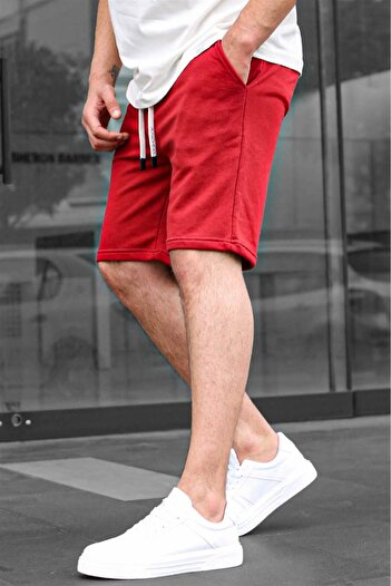 Madmext Ανδρικό σορτς Claret Red Basic 6505