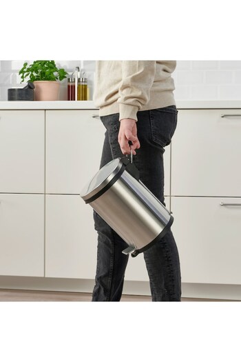 Generic Pedal bin, stainless steel, 5 L