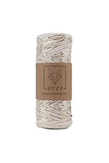 Ritzz Sequin Rope - Ecru Gold Glitter Sequin