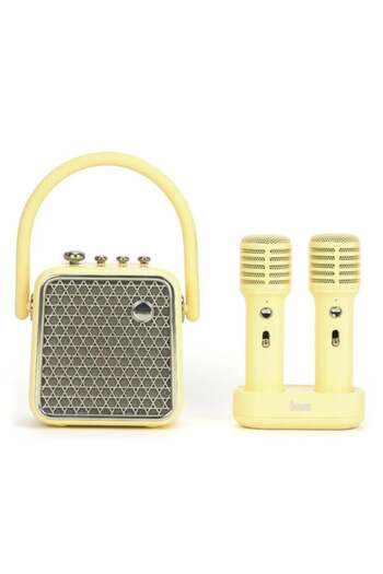 DIVOOM Divoom SongBird SE - Portable Dual Microphone Speaker - YELLOW