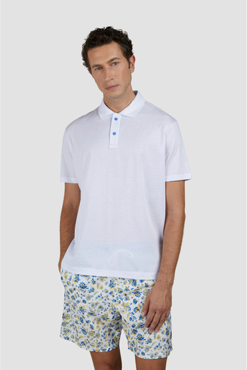 PAUL&SHARK Cotton Lyocell Polo Shirt with Buttons