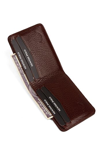 Newish Polo Men's Genuine Leather Wallet and Card Holder - Brown