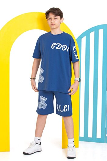tunays shopping Boy's Pocket Bottom Top Shorts Suit