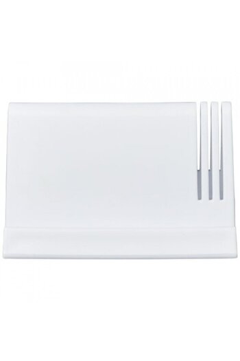 G Golden Case Desk stand for tablets and phones with holes for stationery, White