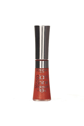 L'Oreal Paris Lesk na rty Glossy, Loreal, Glam Shine Diamant, 161 Amber Carat, 6 ml