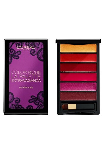 L'Oreal Paris Paletka rtěnek Loreal Color Riche La Palette Extravaganza 6