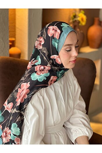 Modakaşmir Σάλι Lina με σχέδιο Fiori