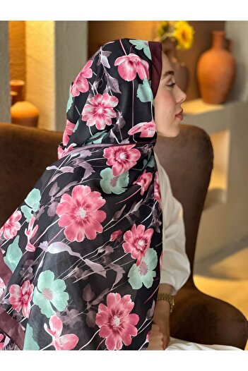 Modakaşmir Fiori Desen Lina Şal