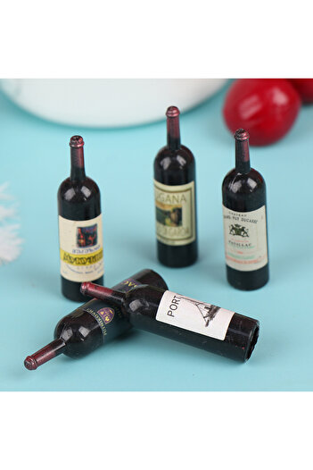 Choice 10Pcs/Lot 1/12 Dollhouse Miniature Mini Simulation Wine Bottle Accessories Decor Furniture Model ...