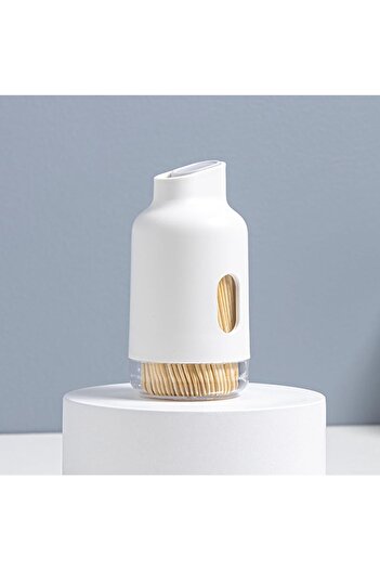 Choice B Toothpick box Elegant Toothpick Dispenser, Portable and Reusable Toothpick Storage Box, Can Hold