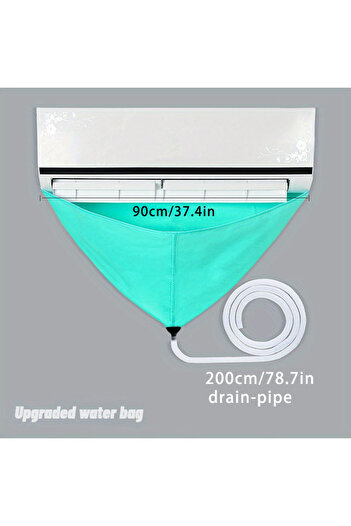 Choice 9000 18000 BTU 1pc 1/7/8pcs 90cm/35.4in Summer Air Conditioning Cleaning Bag Waterproof Kit Set Prof