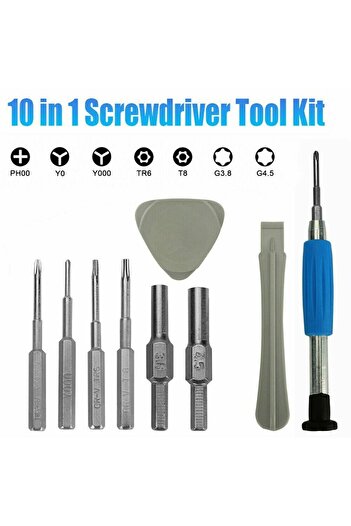 Choice LIGHT BLUE For Nintendo Switch SNES N64 NES Wii Triwing Screwdriver Repair Tool Kit 10 in 1