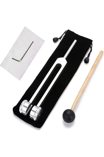 Choice 1 Set 128Hz Tuning Fork Set Weighted Bio-Acoustic Tuning Fork for Reliever Pressure