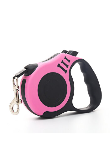 Choice 3m pink 3m 5m Dog Leash Strong Nylon Puppy Lead For Small Medium Large Dogs Cats Automatic Retractab