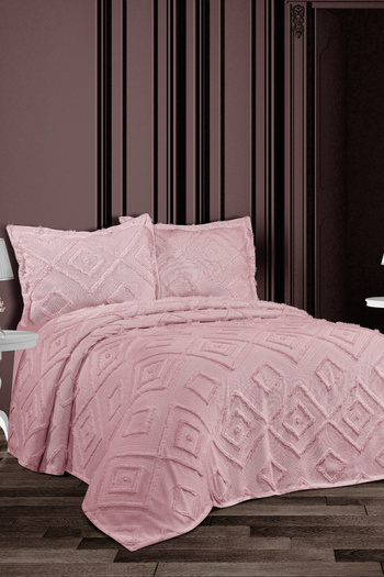 CANDAN ÇEYİZ Nordic Modern 3 Piece Double Multi-Purpose Cover Bedspread