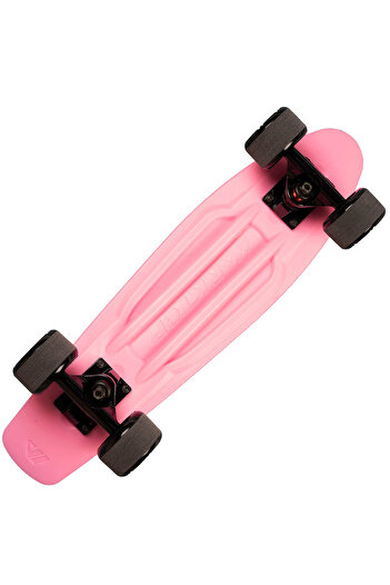 ACTION ONE Skateboard Pro Series 56x15 cm, PU wheels, ABEC-7, aluminum frame, pink