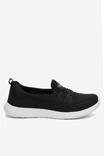 Freemax Women's Sports Sneaker Ballet Flexible, Soft, Lightweight, Casual Shoes Black White