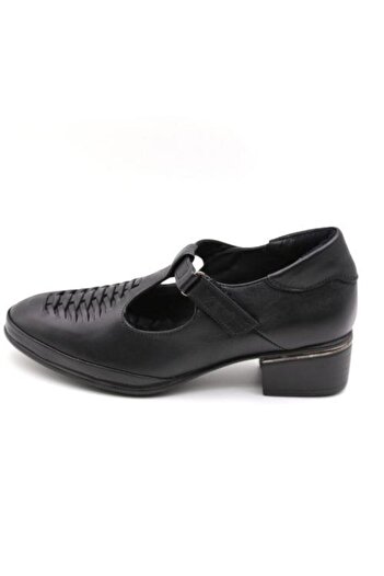 Venüs 2312520 Y Kdın Leather Heeled Shoes