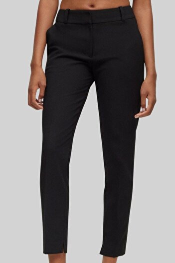 HUGO Kadın Regular Fit Chino Pantolon Siyah