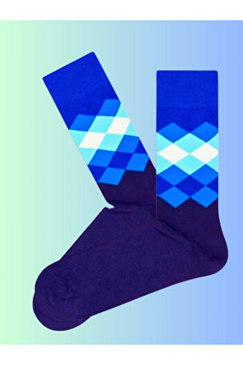 Shuttle Park Ειδική σειρά Happy Patterned Colorful Socks Fun Άνετο σχέδιο Κάλτσες χωρίς ραφή
