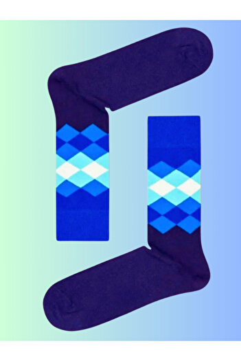 Shuttle Park Ειδική σειρά Happy Patterned Colorful Socks Fun Άνετο σχέδιο Κάλτσες χωρίς ραφή