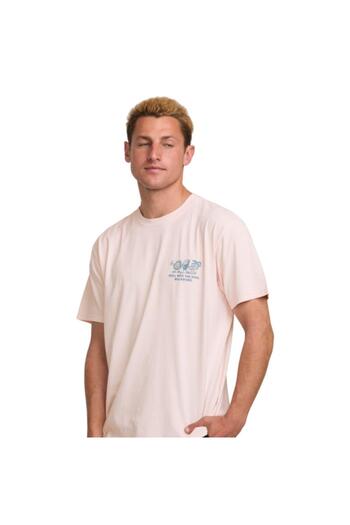 BİLLABONG Roll Premium Ww Ss Men's Pink T-Shirt Men's T-Shirt 24A521518