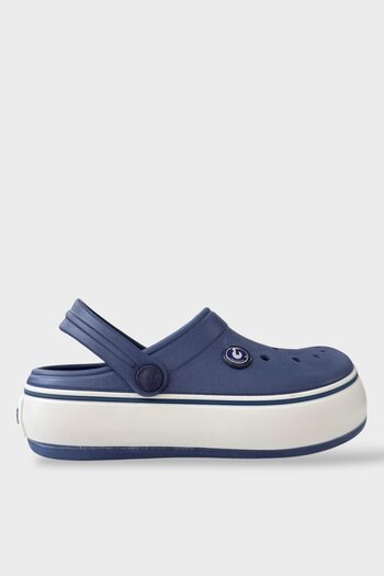 Liger Children's Cross Antomic Sole Comfort Slippers Dark Blue