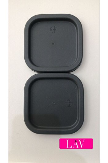 LAV 2 Pcs Replacement Storage Container Lid Gray - 270 Cc