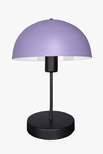 Fer Avize Venetian Mushroom Metal Hat Lampshade Modern Design Wired Table Lamp Night Light