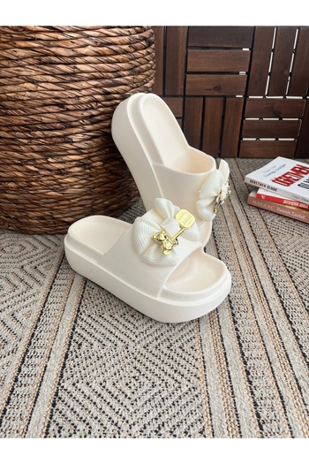 Behtah Kundura High Thick Soled Yeezy Slide Slippers Garden Beach Pool Sea Summer Daily Slippers