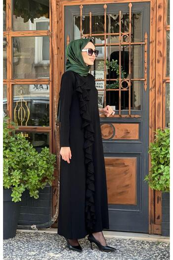 MISS DALIDA Mi̇ss Dalida Black Knitwear Dress - T25K-4010