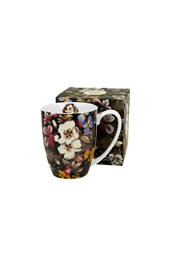 GiftExpress Cana portelan flori colorate William Kilburn 360ml