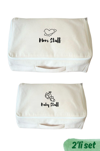 Mama Yoyo Baby&Kids 2-Pack Baby Birth Hospital Arrangement Hospital Outlet Organizer Organizer Bag Mom-Baby Stuff