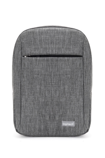 logitech Γνήσιο 15,6 ιντσών φορητό υπολογιστή βαλίτσα με λουράκι υφασμάτινο υπολογιστή Business Daily Use Grey Backpack