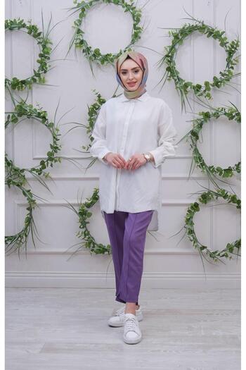 Invee İNVEE Pantolon 6315 Eflatun