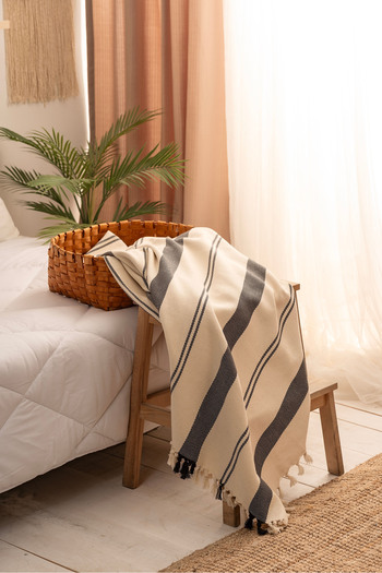 DNR Natural Cotton Soft Single Pique and Armchair Cover, Multi-Purpose Cover 130X180 cm