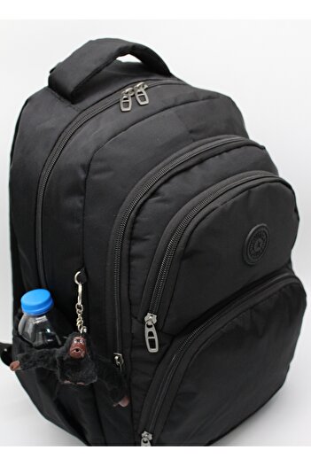 Bevitton Black Color Waterproof Fabric Large Size Backpack and School Bag / 2100