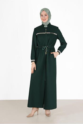 Alvina 10471 Model Judge Collar Top Coat