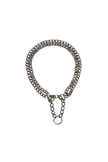 Trixie 2 Row Chain Dog Neck Collar 2 Mm 55 Cm